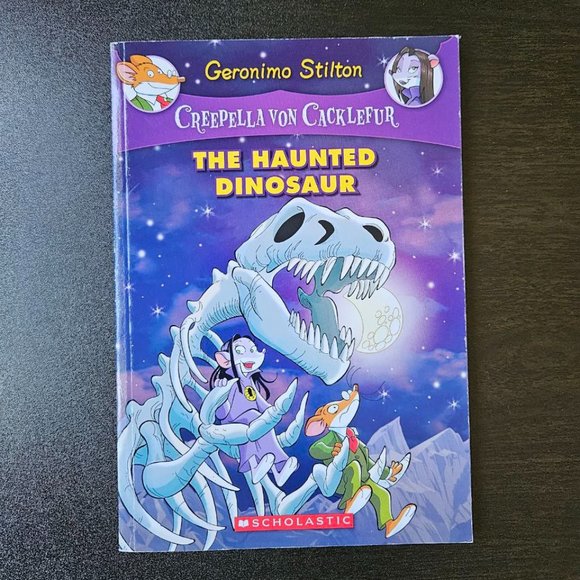 4/$20 Haunted Dinosaur (Creepella von Cacklefur 9): A Geronimo Stilton Adventure - Picture 1 of 5